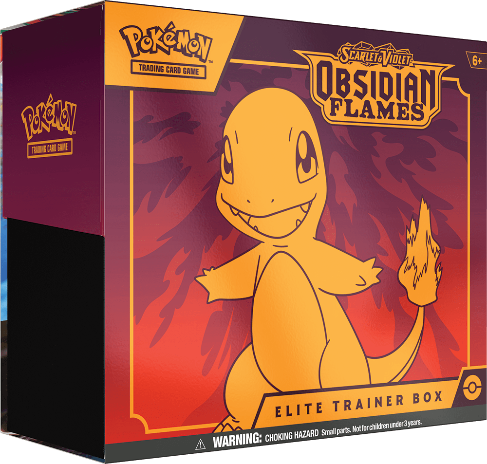 Obsidian Flames Elite Trainer Box · English — source reference photo, not owned inventory