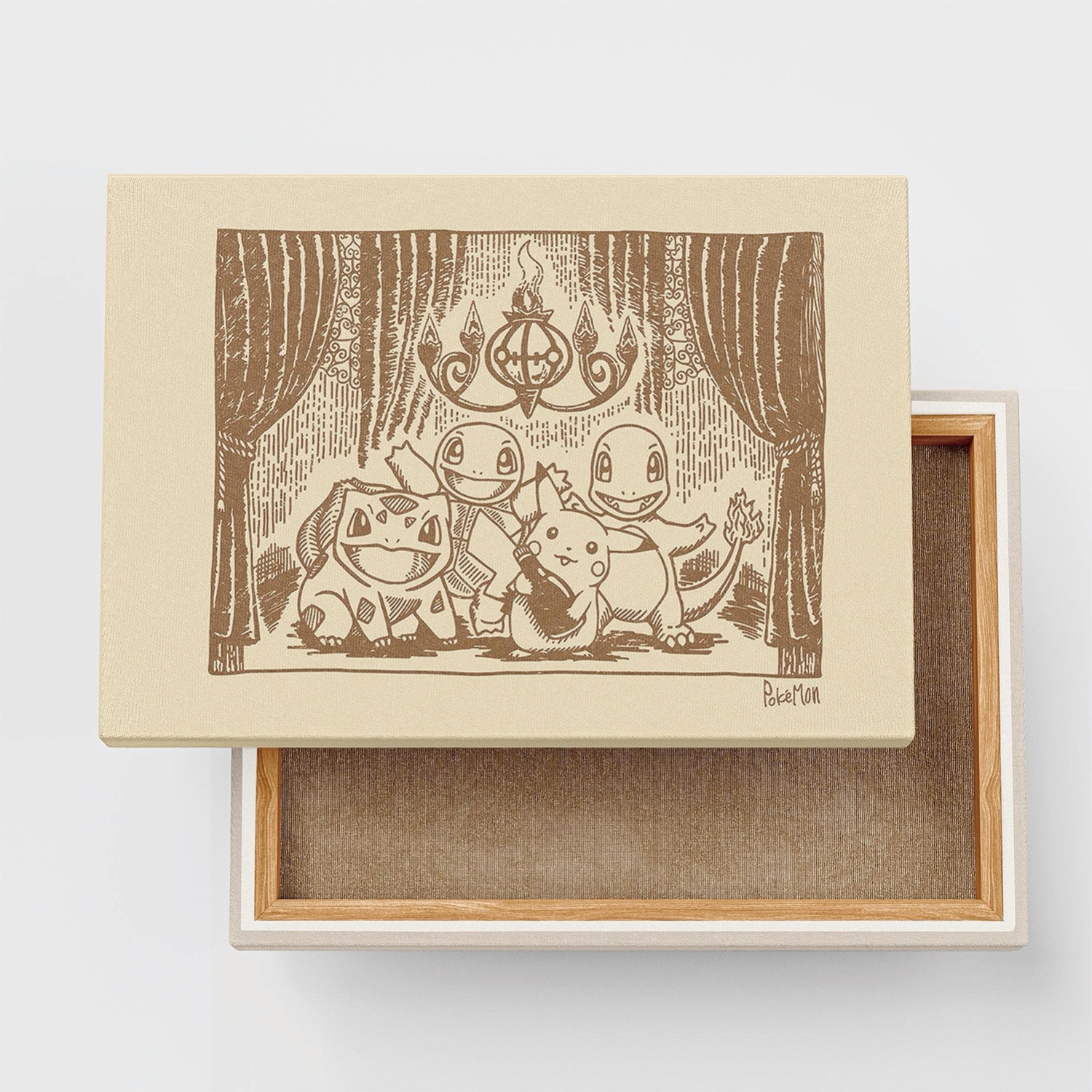 Pokémon Sepia Art Panel — source reference photo, not owned inventory